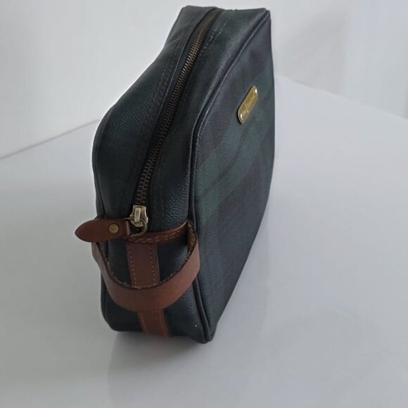 Ralph Lauren Classic Plaid Toiletry Pouch- VINTAGE! - Picture 7 of 14